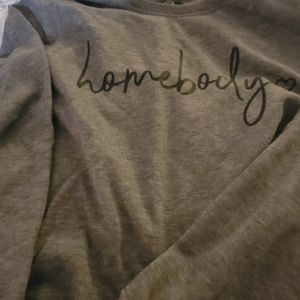 Canvas sweatshirt
